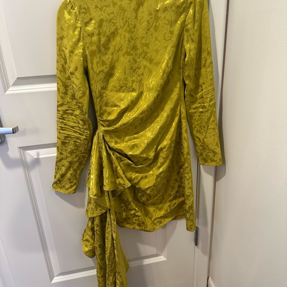 Lovers + Friends Mustard Lace Dress